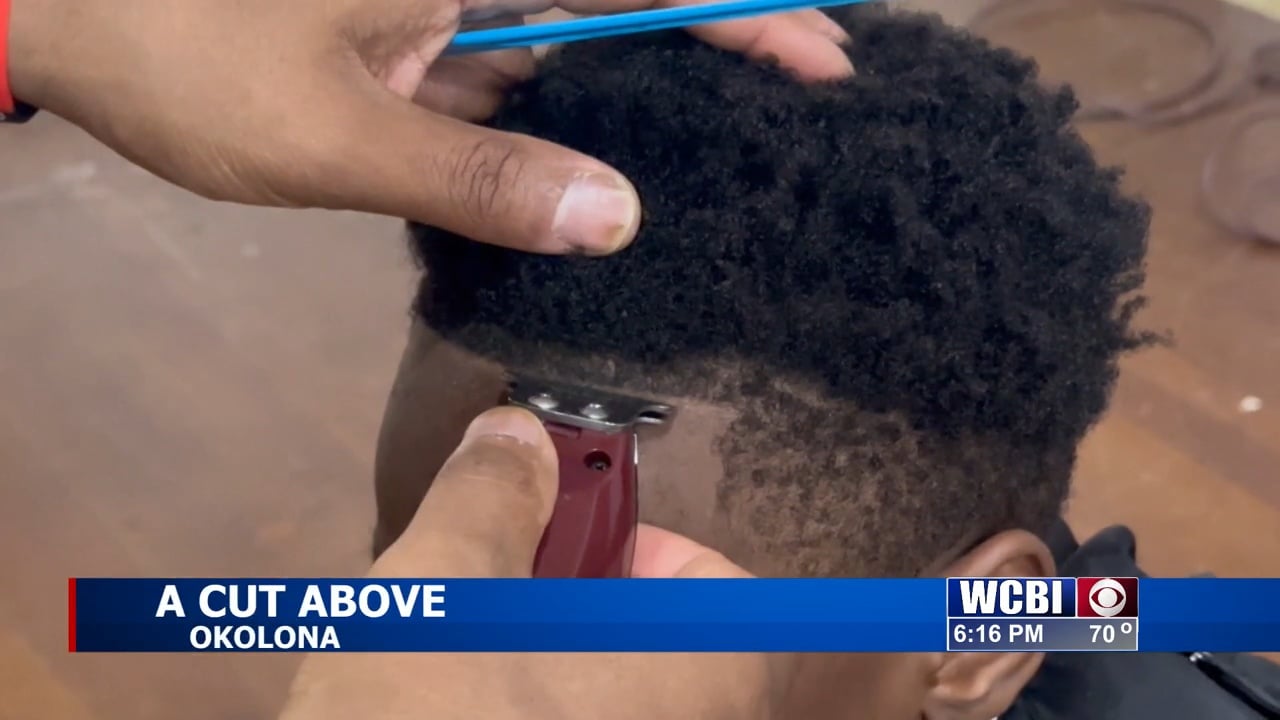 A cut above: Barber cuts hair free for Okolona Elementary students