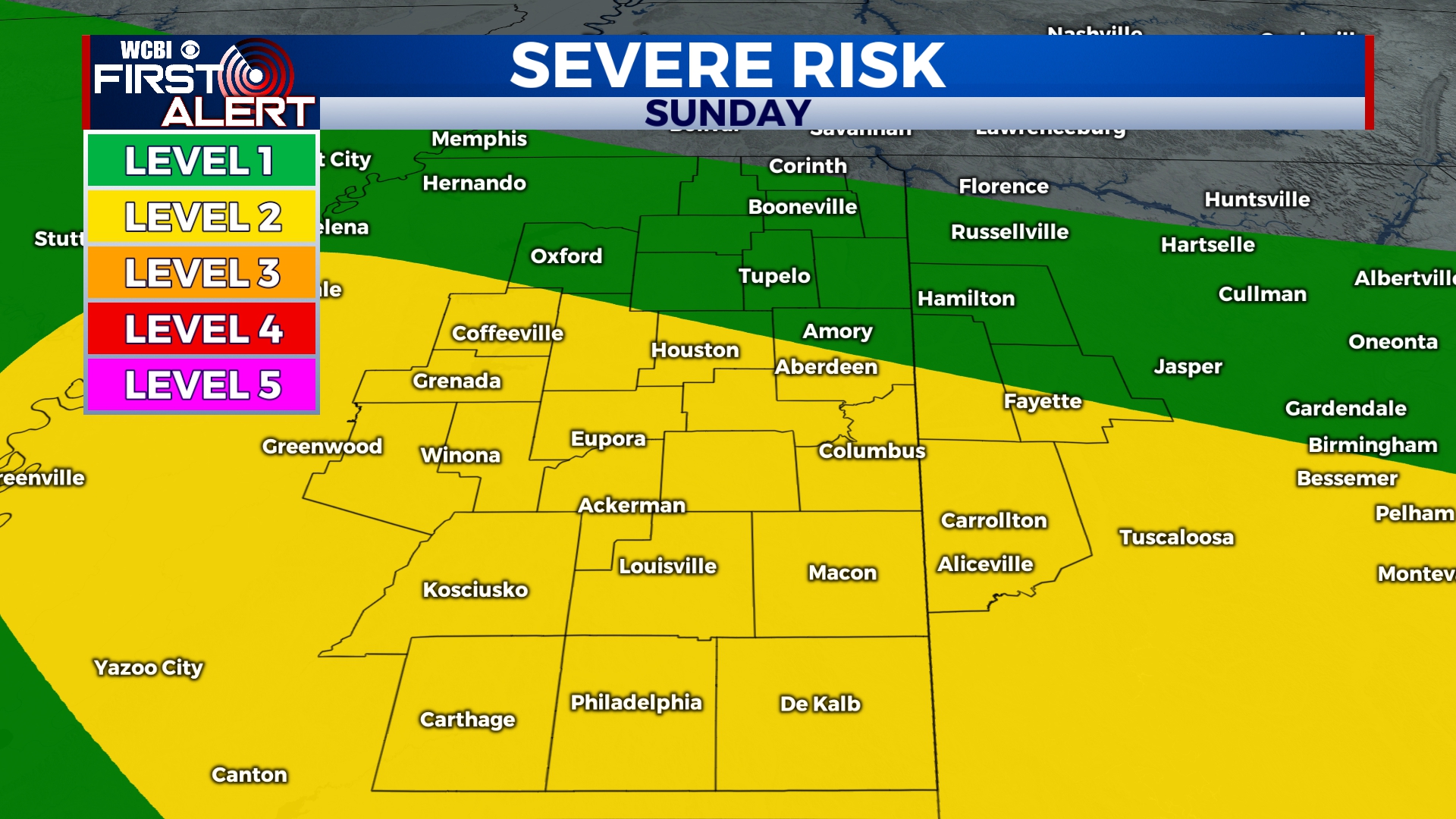 Storms this weekend, front brings relief for the work week – Home – WCBI TV